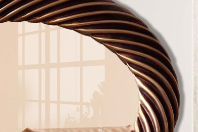 Home interior with armchair and decor in cream color living room