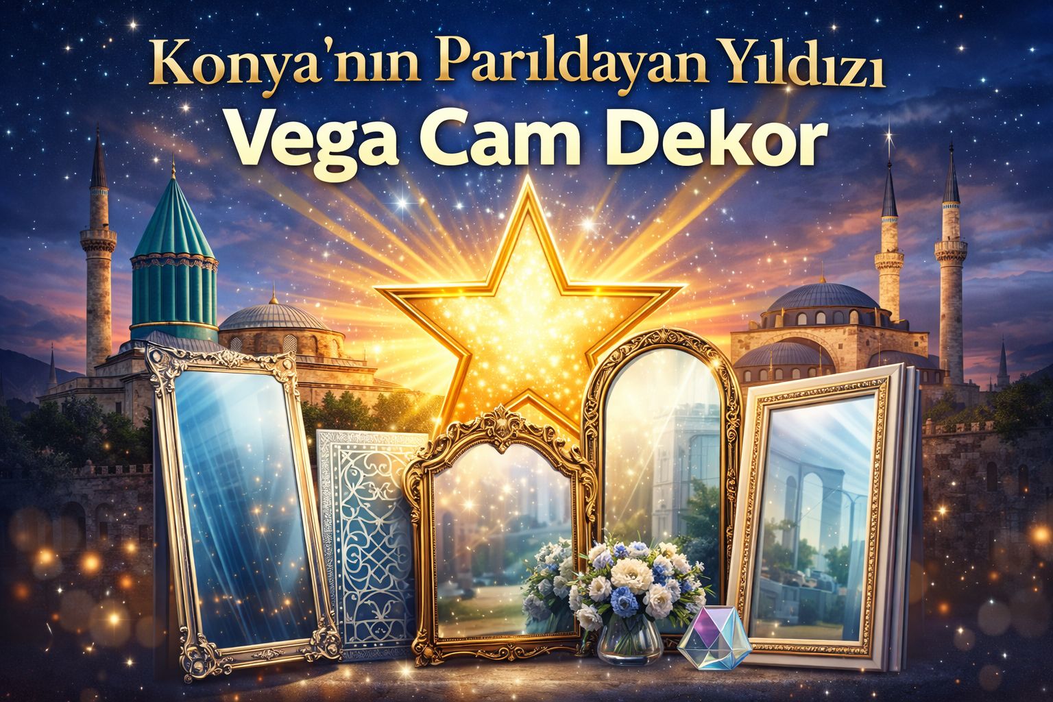 Konya'nın Parıldayan Yıldızı: Vega Cam Dekor