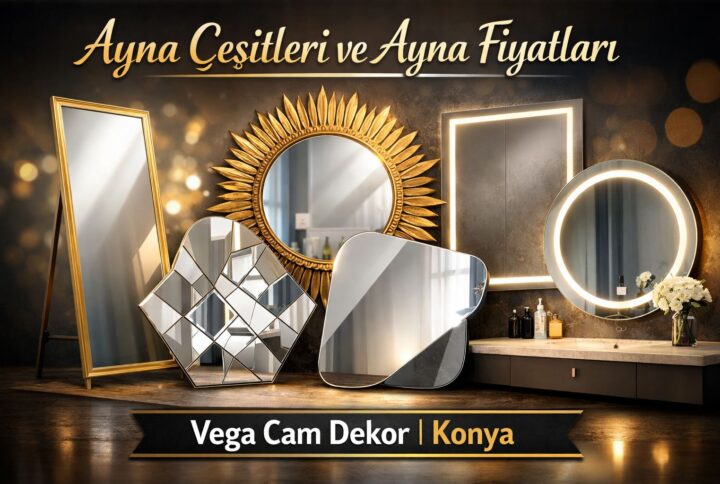 Ayna Çeşitleri ve Ayna Fiyatları | Konya Vega Cam Dekor