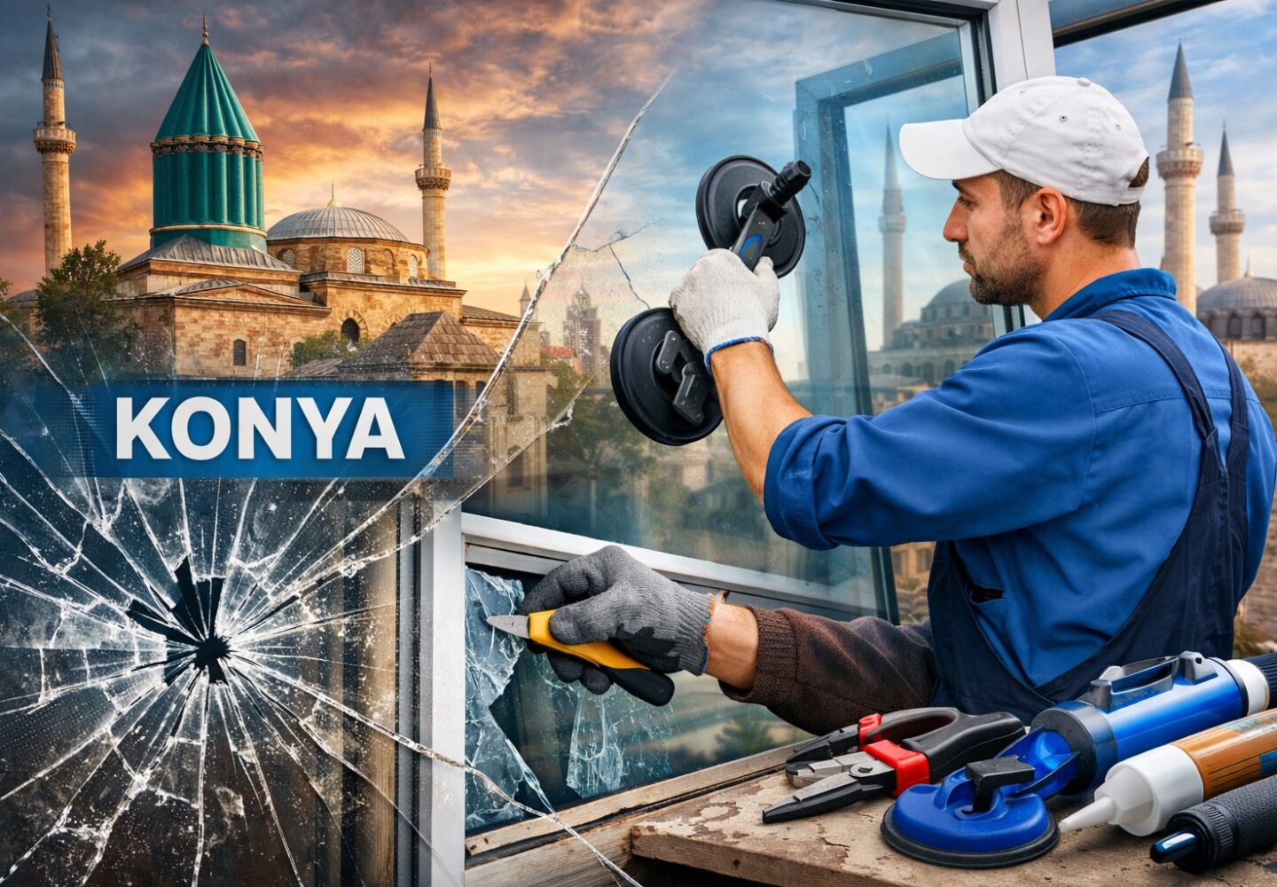 Konya’da Cam Tamiri, Değişim ve Onarım Hizmetleri | Vega Cam Dekor