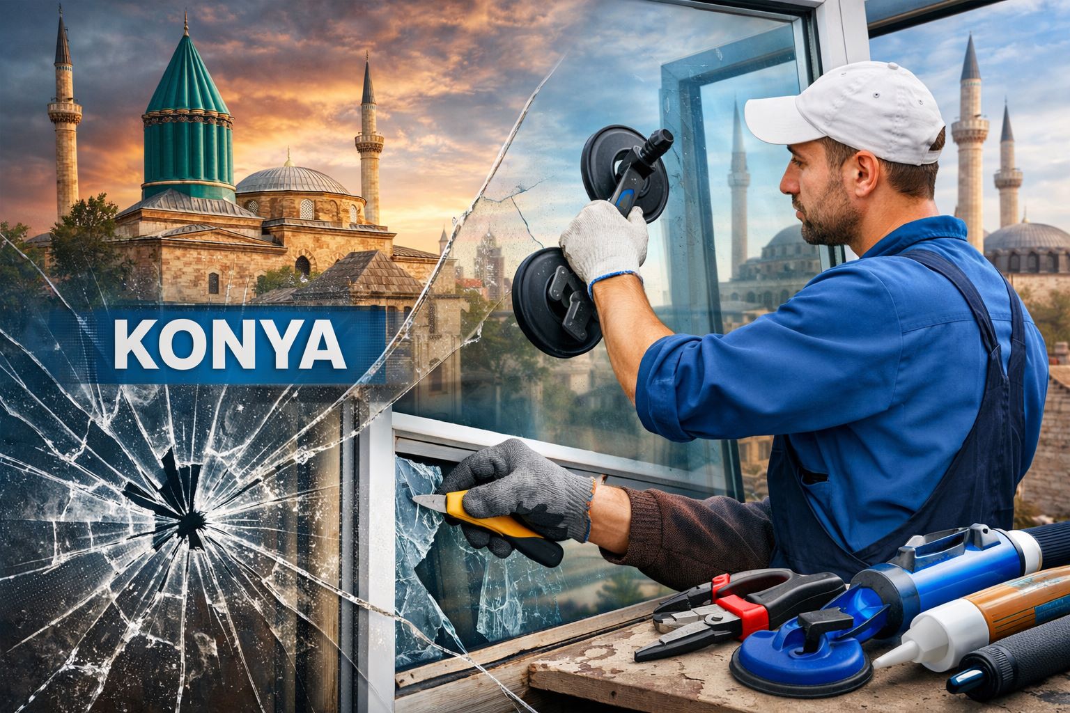 Konya’da Cam Tamiri, Değişim ve Onarım Hizmetleri | Vega Cam Dekor