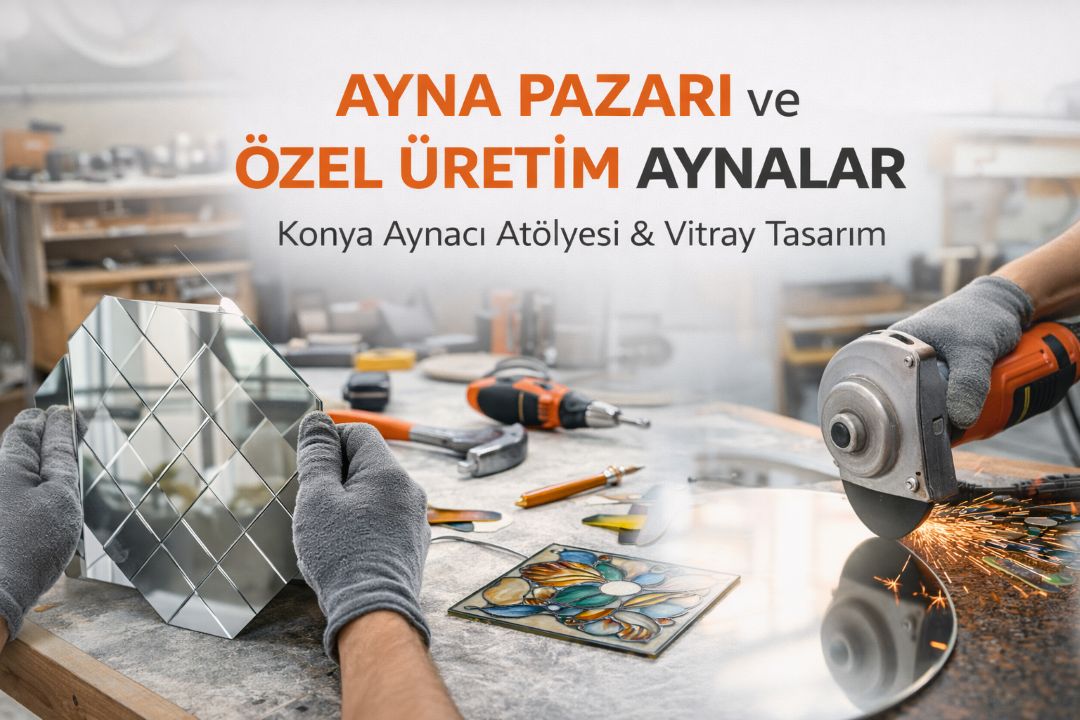 Ayna Pazarı ve Özel Üretim Aynalar | Konya Aynacı Atölyesi & Vitray Tasarım