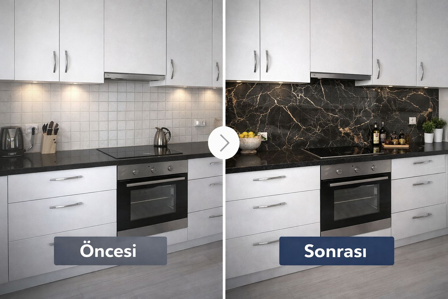 Tezgah Arası Cam Panelleri